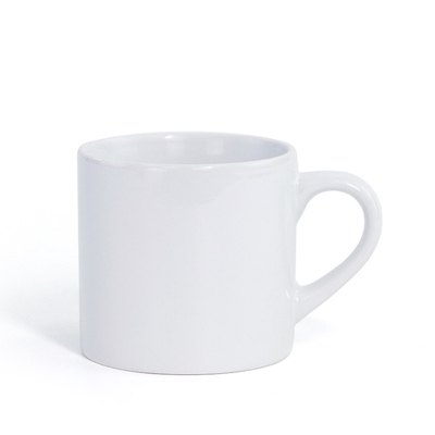 小さなセラミックコーヒーマグ、DIYロゴの写真とテキスト、カ - Sublimation Mug White のレビューと価格