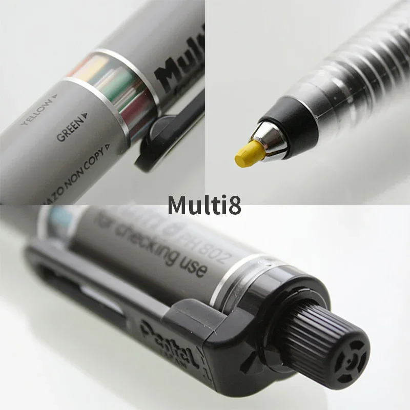 日本製 ペンテル マルチ+8 シャープペンシル 2.0mm  - Pentel Pen Energel のレビューと価格