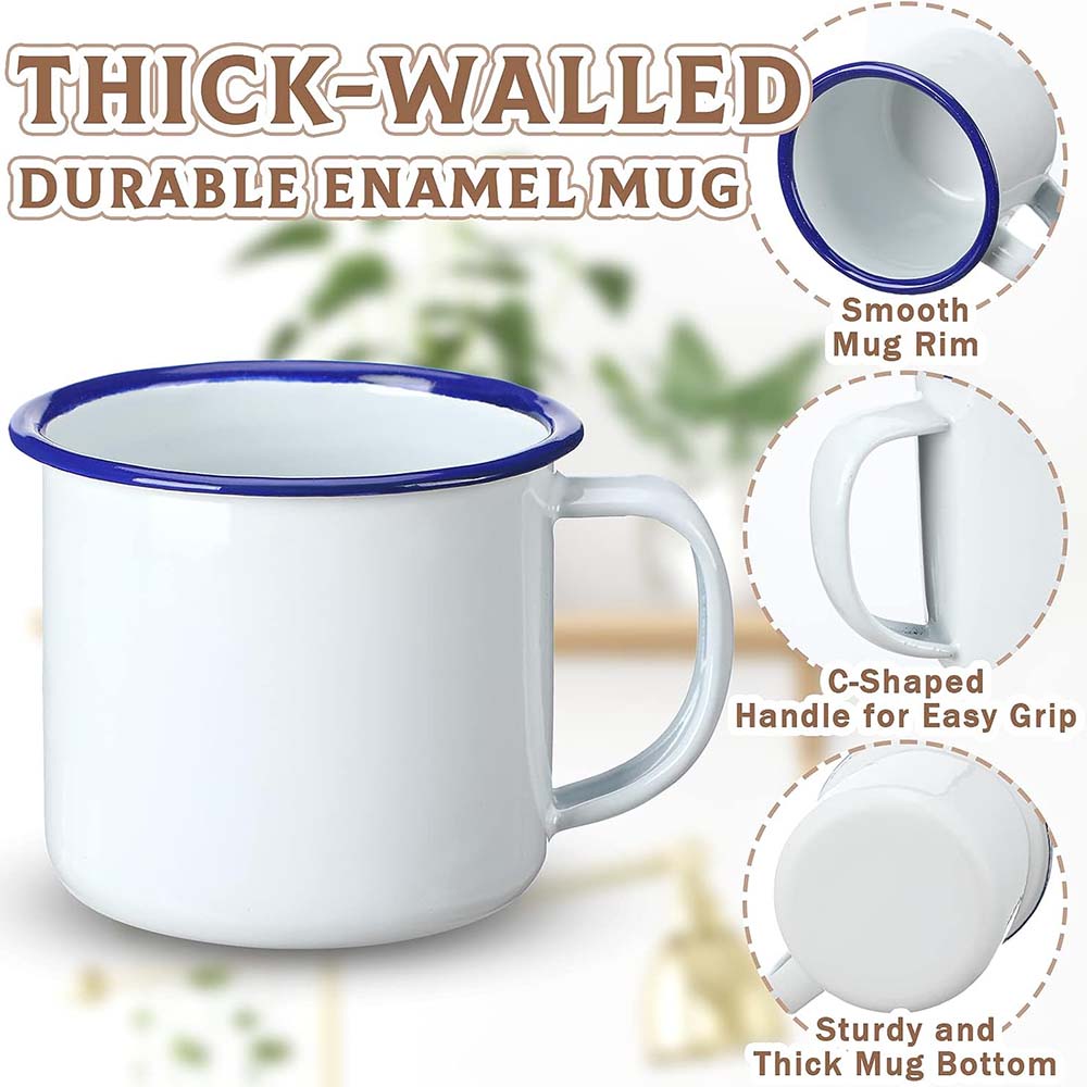ミニエナメルコーヒーマグ、メタルスモールクラシックポータブル - Sublimation Mug White のレビューと価格